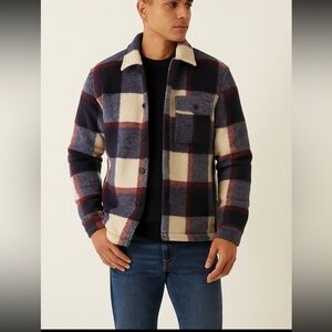 Zara Men's Checkered wool Jacket